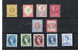 ANGLETERRE  BONS TIMBRES NEUFS TRES FRAIS (COTE 325 EUROS) REINE VICTORIA ET 130 EUROS DE COTE MNH** QUEEN ELISABETH - Neufs