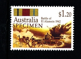 AUSTRALIA - 1993  $ 1.20  EL ALAMEIN  SPECIMEN  OVERPRINTED  MINT NH - Variétés Et Curiosités