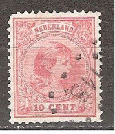 NVPH Nederland Netherlands Pays Bas Niederlande Holanda 37 CANCEL VENLO Puntstempel 113 ; Wilhelmina 1891 - Used Stamps