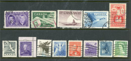 Canada USED 1950's Small Lot - Used Stamps