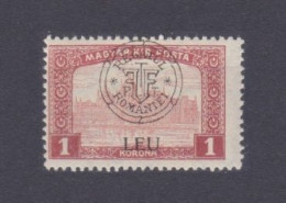 1919 Hungary New Romania 40 I Overprint - Hungary # 203 - Unused Stamps