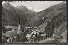 Carte Postale Autriche Heiligenblut, 1301 M Grossglckner. Non Circulée, Noir Et Blanc, Coupe Dentelée, 14cm X 9cm - Sammlungen & Sammellose