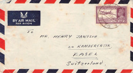 INDIA - AIRMAIL 1947 BOMBAY - SUISSE  / 5271 - 1936-47 Roi Georges VI