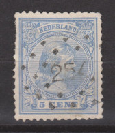 NVPH Nederland Netherlands Pays Bas Holanda 35 CANCEL HEEMSTEDE Puntstempel 254 ; Wilhelmina 1891 ZELDZAAM - Used Stamps