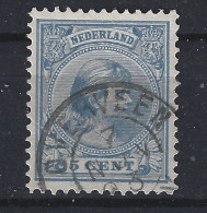 NVPH Nederland Netherlands Pays Bas Niederlande Holanda 35 CANCEL OVERVEEN Kleinrond ; Wilhelmina 1891 - Usati