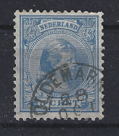 NVPH Nederland Netherlands Pays Bas Niederlande Holanda 35 CANCEL OLDEMARKT Kleinrond ; Wilhelmina 1891 - Gebraucht