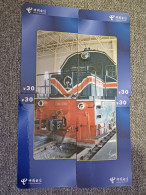 CHINA - TRAIN-128 - PUZZLE SET OF 4 CARDS - Chine