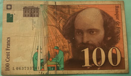 Billet 100 F Cezanne 1998 - 100 F 1997-1998 ''Cézanne''