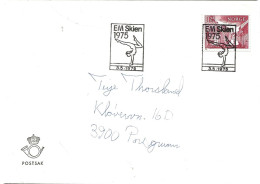 Norway 1975 Cover With Special  Cancellation "EM Skien 1974"  Cancelled On Mi 701  -    3.5.75 - Lettres & Documents