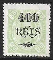 Portuguese Congo – 1902 King Carlos Surcharged 400 On 80 Réis Mint Stamp - Portuguese Congo