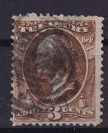 USA 1873 - Canceled - Sc# O1109 - Dept. Of Treasury Service Stamp 2c - Dienstzegels