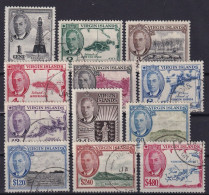 VIRGIN ISLANDS 1952 - Canceled - Sc# 102-113 - Complete Set! - British Virgin Islands