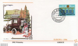 2V11Mo    Enveloppe Finland 1984 Automobile Tacot Thulin And Graf Und Stift - Other & Unclassified