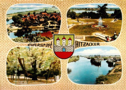 73918420 Hitzacker Elbe Panorama Minigolf Riesenkastanie Hafen - Hitzacker