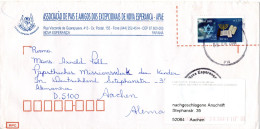 L75033 - Brasilien - 2001 - R$1,30 Judentum / Jahrtausend EF A Bf NOVA ESPERANCA -> Deutschland, M Dt Adressaufkleber - Jewish