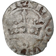 France, Charles IV, Double Parisis, 1323-1328, Billon, TB, Duplessy:244b - 1322-1328 Charles IV Le Bel