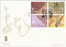 2024 MACAO/MACAU YEAR OF THE DRAGON FDC - FDC