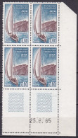 FR6742- FRANCE – PLATE BLOCKS – 1965 – AIX-LES-BAINS – Y&T # 1437 MNH - 1960-1969