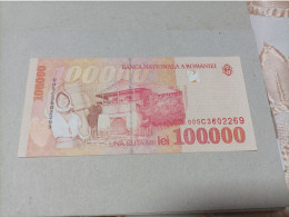 Billete De Rumania, 100000 Lei, Nº Bajisimo, Año 1998, AUNC - Rumania