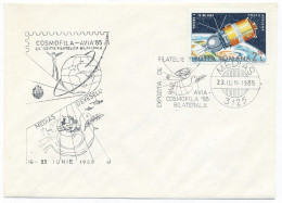 COV 46 - 961 Aviation-Cosmos, Romania - Cover - Used - 1985 - Autres (Air)