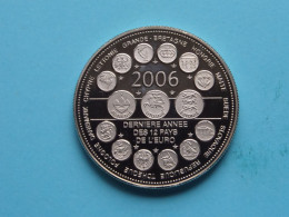 Dernière Année Des 12 Pays De L'Euro 2006 > L'EUROPE DES XXV - 2006 ( Voir / See Scan ) +/- 31 Gr. / 4 Cm. ( Cu/Ni ) - Souvenirmunten (elongated Coins)