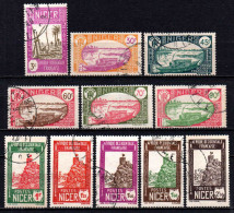 Niger  - 1939 - Tb Antérieurs Nouvelles Valeurs- N° 74 à 85 Sauf 84   - Oblit - Used - Used Stamps