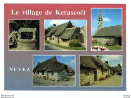 29 NEVEZ N°9 4774 Le Village De Kerascoët En 5 Vues La Chapelle De Tremorvezen Puits VOIR DOS - Névez