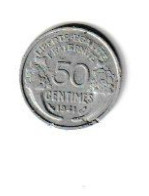 *  France  50c - 50 Centimes