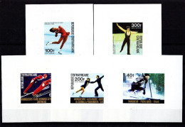 Olympic Games 1976 , Centraal Afrika  -  Zegels Deluxe Postfris - Hiver 1976: Innsbruck