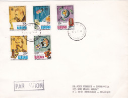 From Burundi To Belgium - 1977 - Lettres & Documents