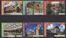 ONU New-York 2022 - UNESCO World Heritage – The Great Spa Towns Of Europe - Détachés De Carnet De Prestige ** - Unused Stamps
