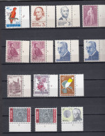 Belgie- Belgique Ocb Nr:  Lot Plaatnummers ** MNH  (zie  Scan) - 1961-1970