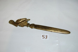 C53 Ancien Ouvre Lettre - Cuivre Travaillé - Briefopener