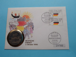 DEUTSCHE EINHEIT 3 Oktober 1990 ( Marshall Islands 5 $ ) Berlin 1990 ( Zie/See Scans ) Numisbrief N° 19766 ! - Altri & Non Classificati