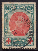 Belgique 1915 Croix Rouge COB 132 Oblitéré - 1914-1915 Red Cross