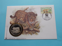 BELIZE Panthera Onca WWF 1986 ( Stamp Belize City 1992 ) Numisbrief ( Zie/See Scans ) Numismatic Cover WWF ! - Autres & Non Classés