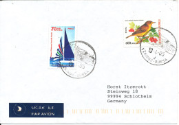 Turkey Cover Sent Air Mail To Germany 19-4-2005 Topic Stamps - Lettres & Documents