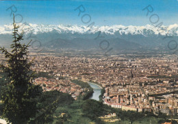 CARTOLINA  B15 TORINO,PIEMONTE-PANORAMA-STORIA,CULTURA,MEMORIA,RELIGIONE,IMPERO ROMANO,BELLA ITALIA,VIAGGIATA 1976 - Mehransichten, Panoramakarten
