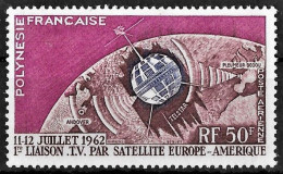 POLYNESIE FRANCAISE - TELECOMMUNICATIONS SPATIALES - PA 6 - NEUF** MNH - Ungebraucht