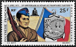 POLYNESIE FRANCAISE - 2EME GUERRE MONDIALE - VOLONTAIRES TAHITIENS - PA 47 - NEUF* - Ungebraucht