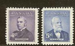 CANADA, 1954, Mint  Hinged Stamp(s), Prime Ministers, Michel 296-297, M5429 - Ungebraucht