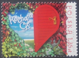 Poland 2008, Greeting Heart, MNH Single Stamp - Nuovi