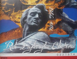 Poland 2010, Fryderyk Chopin, MNH S/S - Unused Stamps