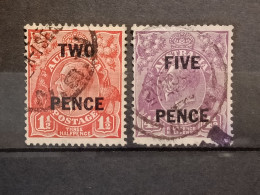 Australia 1930 Overprint Set Yv 70-71 (460) - Gebraucht