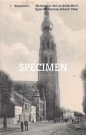 Ste-Catherina Kerk En Groote Markt - Hoogstraten - Hoogstraten