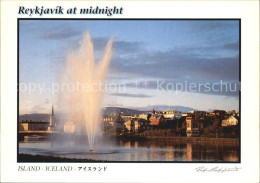 72577103 Reykjavík At Midnight Fontaine Reykjavík - IJsland