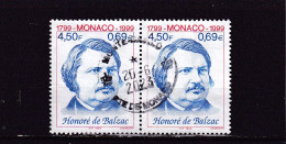 MONACO 1999 : OBLITERES  Y/T  N° 2211 EN PAIRE - Used Stamps