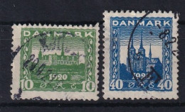 DENMARK 1920 - Canceled - Mi 114, 115 - Oblitérés