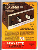 LAFAYETTE Radio Electronics. Catalogue 1972, 120 Pages - Littérature & Notices