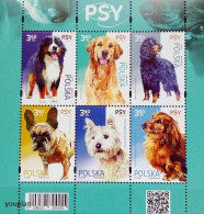 Poland 2022, Dogs, MNH S/S - Ungebraucht